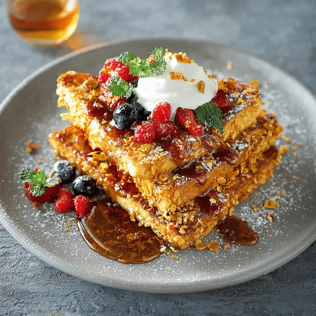 Cornflake Crusted French Toast: The Best Indulgent Breakfast Delight