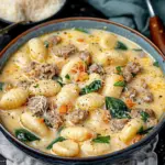 Creamy Gnocchi & Italian Chicken Sausage Soup