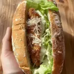Crunchy Chicken Caesar Sandwich