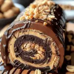 Decadent Chocolate Peanut Butter Cake Roll – Rich, Creamy & Irresistibly Indulgent!