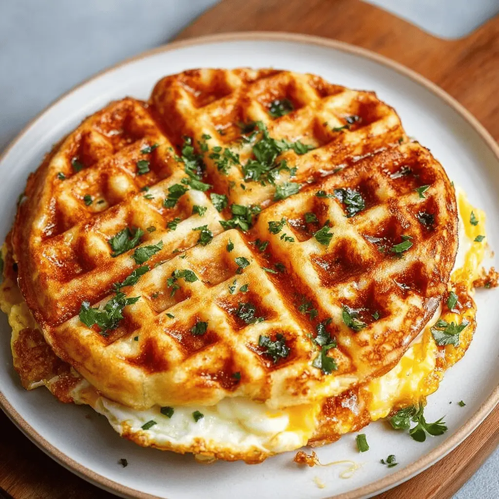 Egg and Cheese Chaffles: Easy Recipe with Turkey Bacon Delight