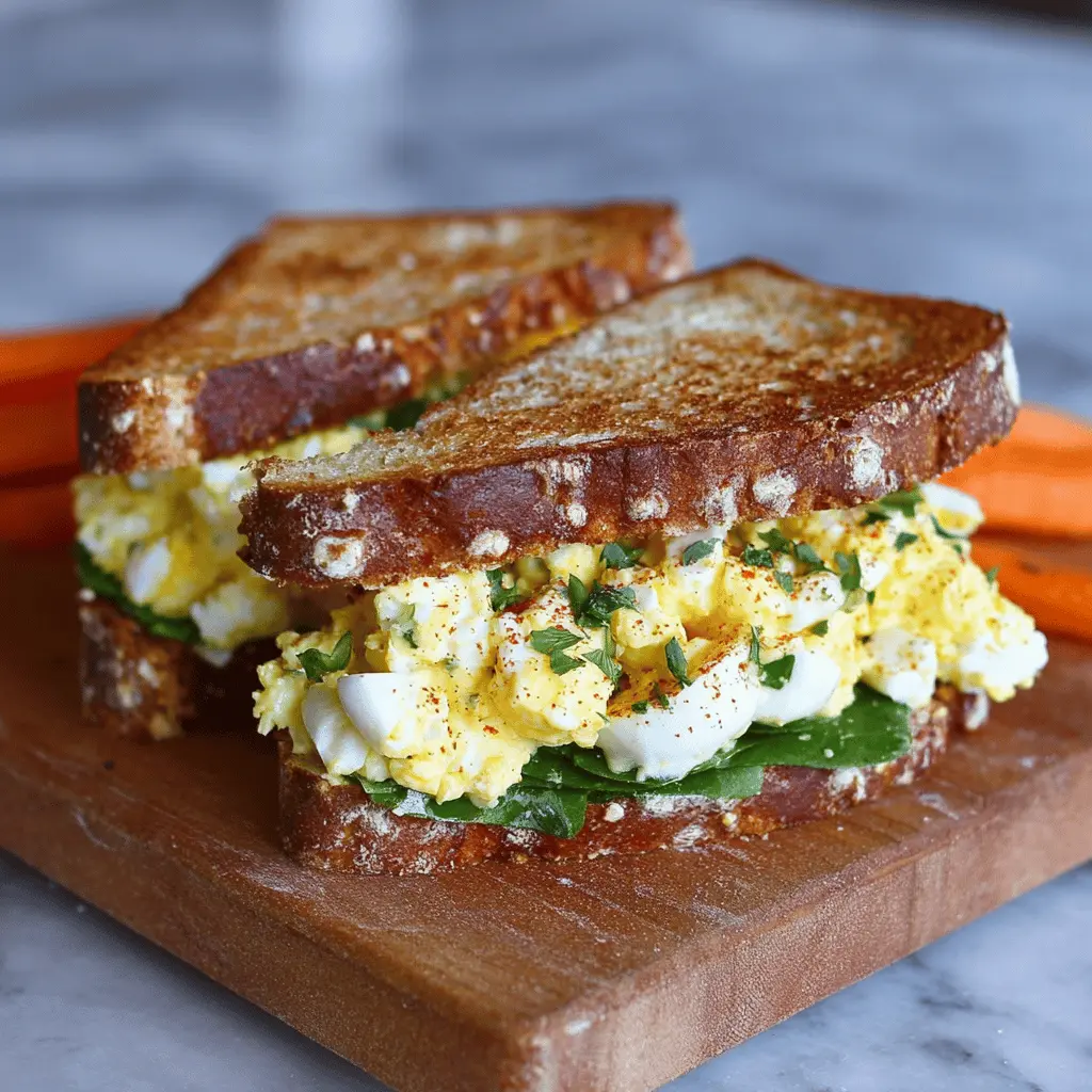 Egg Salad Sandwiches Carrot Sticks: Easy Recipe for Healthy Snacking