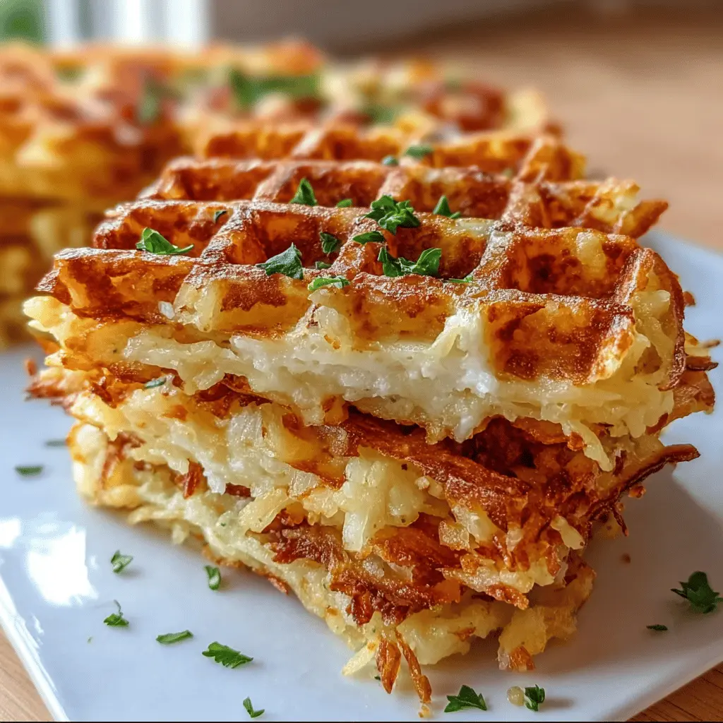 Healthy Hashbrown Chaffle: The Best Guilt-Free Comfort Food