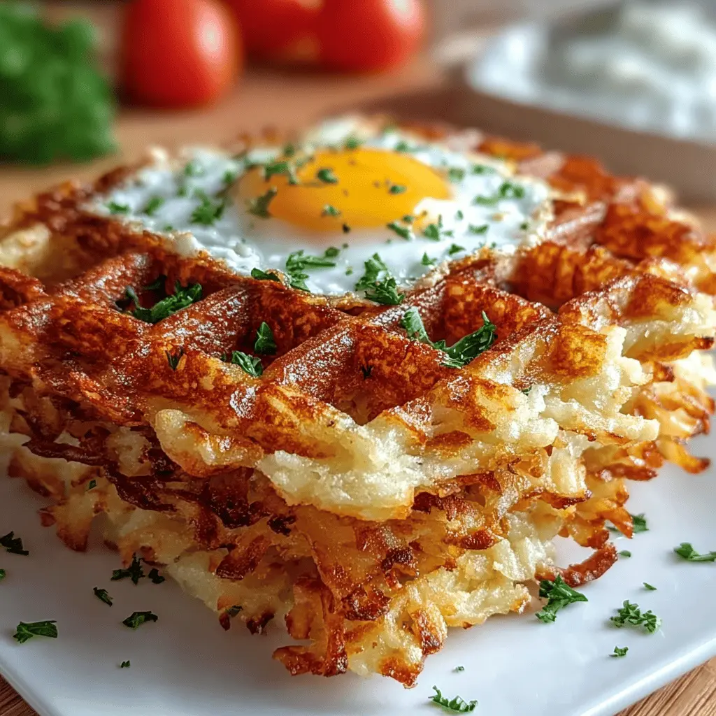 Healthy Hashbrown Chaffle: Easy Recipe with Turkey Bacon Delight