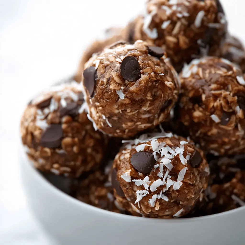 No-Bake Chocolate Coconut Energy Bites for Guilt-Free Snacking