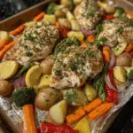 Ranch Sheet Pan Chicken & Veggies Dinner
