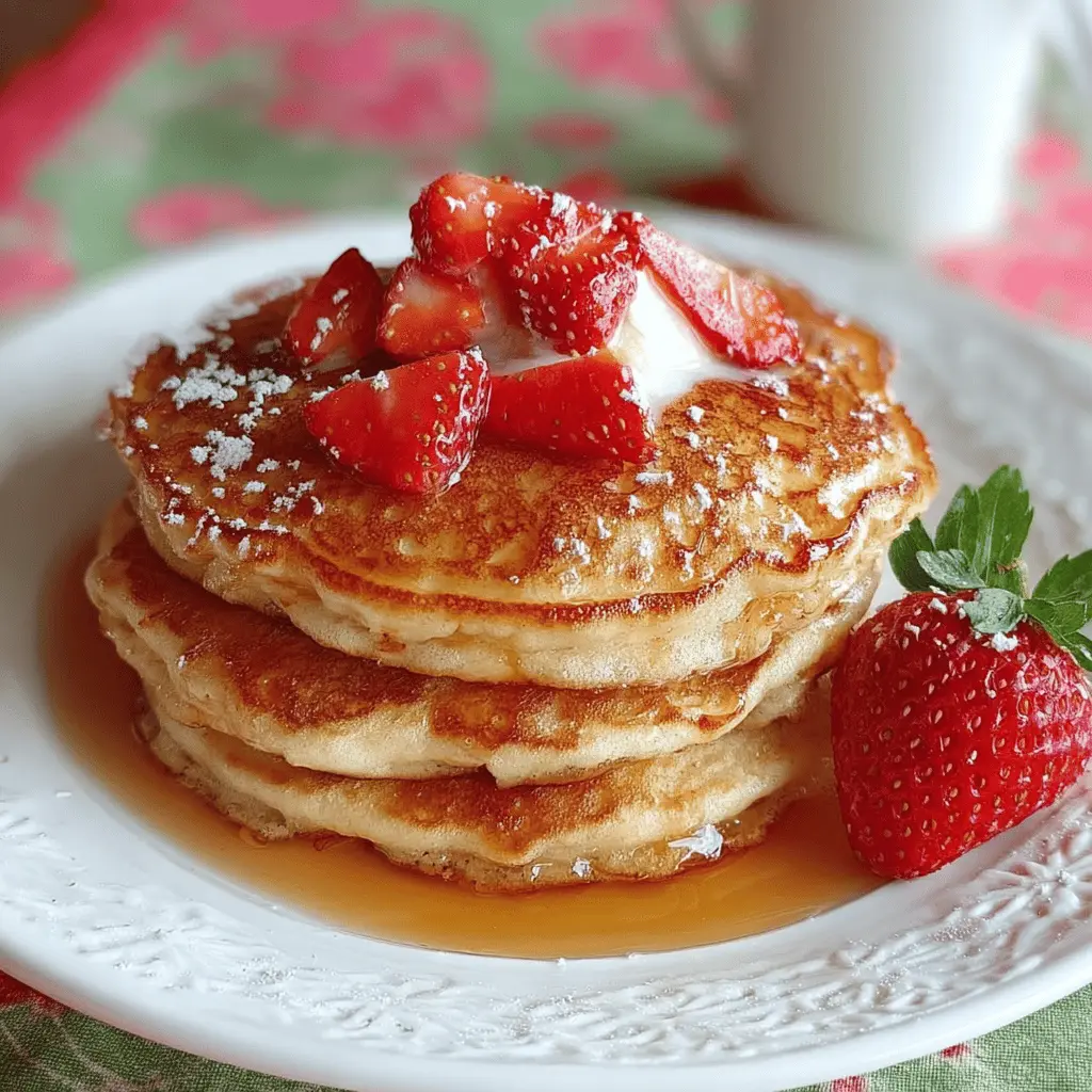 Strawberry Pancakes Made Irresistibly Easy with Turkey Bacon