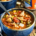 Traditional Maryland Crab Soup with Old Bay
