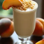 Amazing Peach Ginger Milkshake