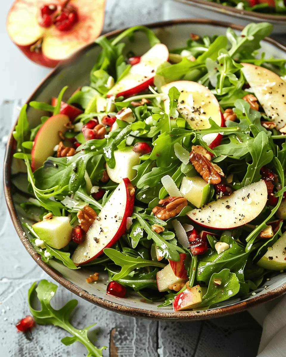 Apple Arugula Salad – Crisp, Refreshing & Bursting with Flavor!