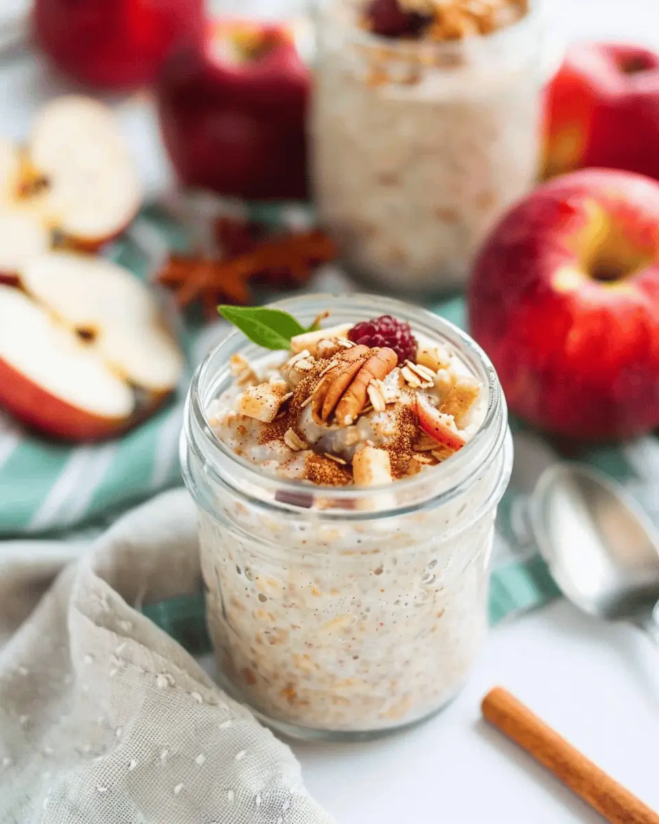 Apple Cinnamon Overnight Oats: The Easy Healthy Breakfast You’ll Love