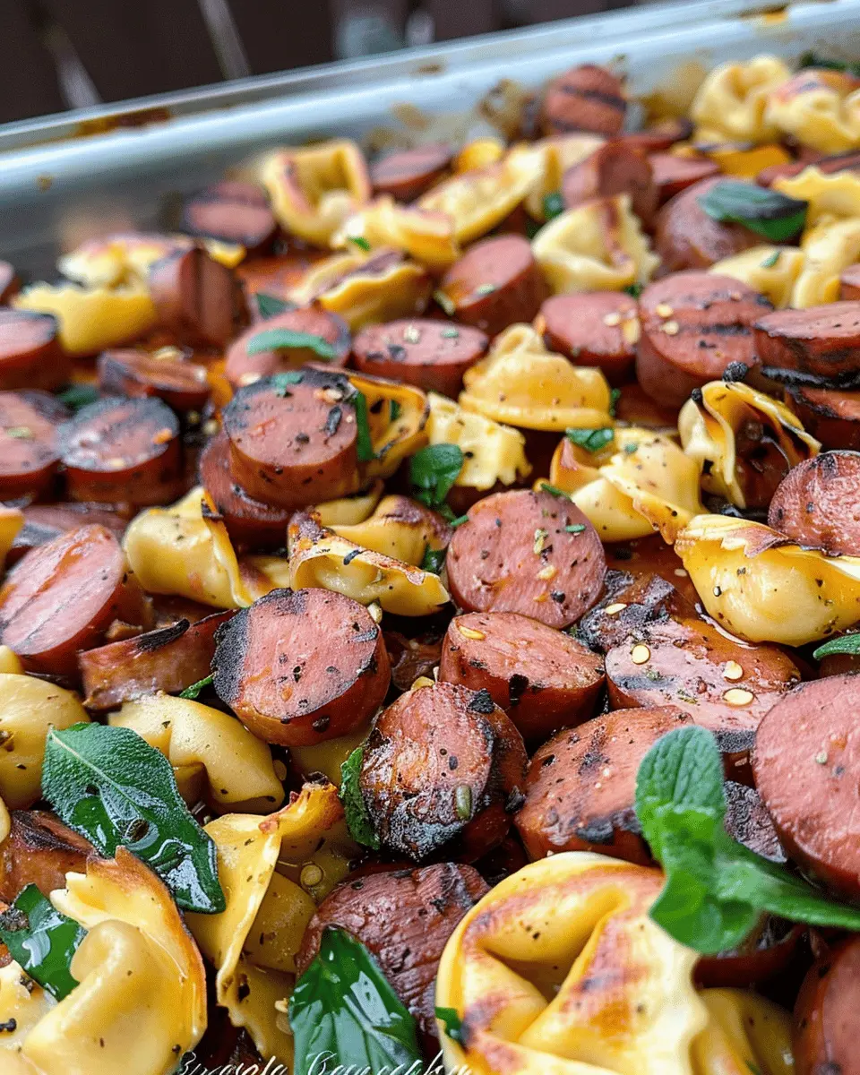 Blackstone Grilled Kielbasa and Tortellini: A Hearty Delight!