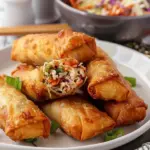 Chicken Coleslaw Egg Rolls – Crispy, Savory & Flavor-Packed Bites!