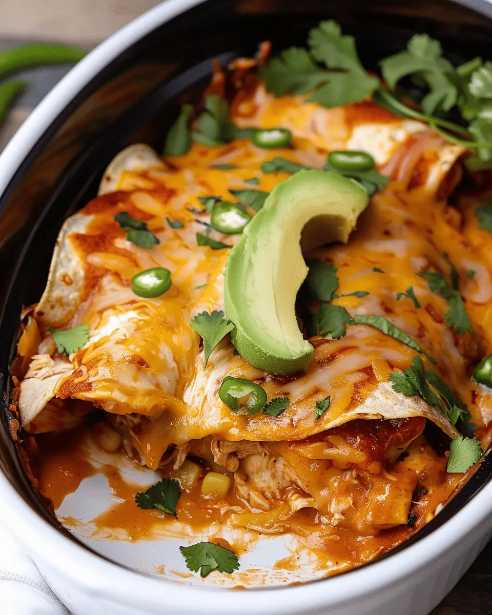 Chicken Enchilada Crock Pot Meal: Easy and Delicious Recipe