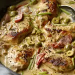 Creamy Pepperoncini Chicken Skillet