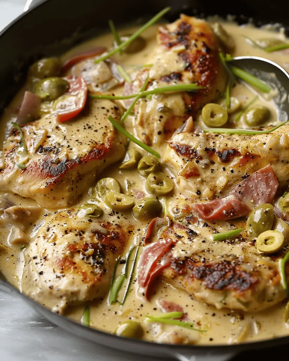 Creamy Pepperoncini Chicken Skillet: Easy Dinner Delight