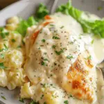 Crockpot Creamy Garlic Parmesan Chicken
