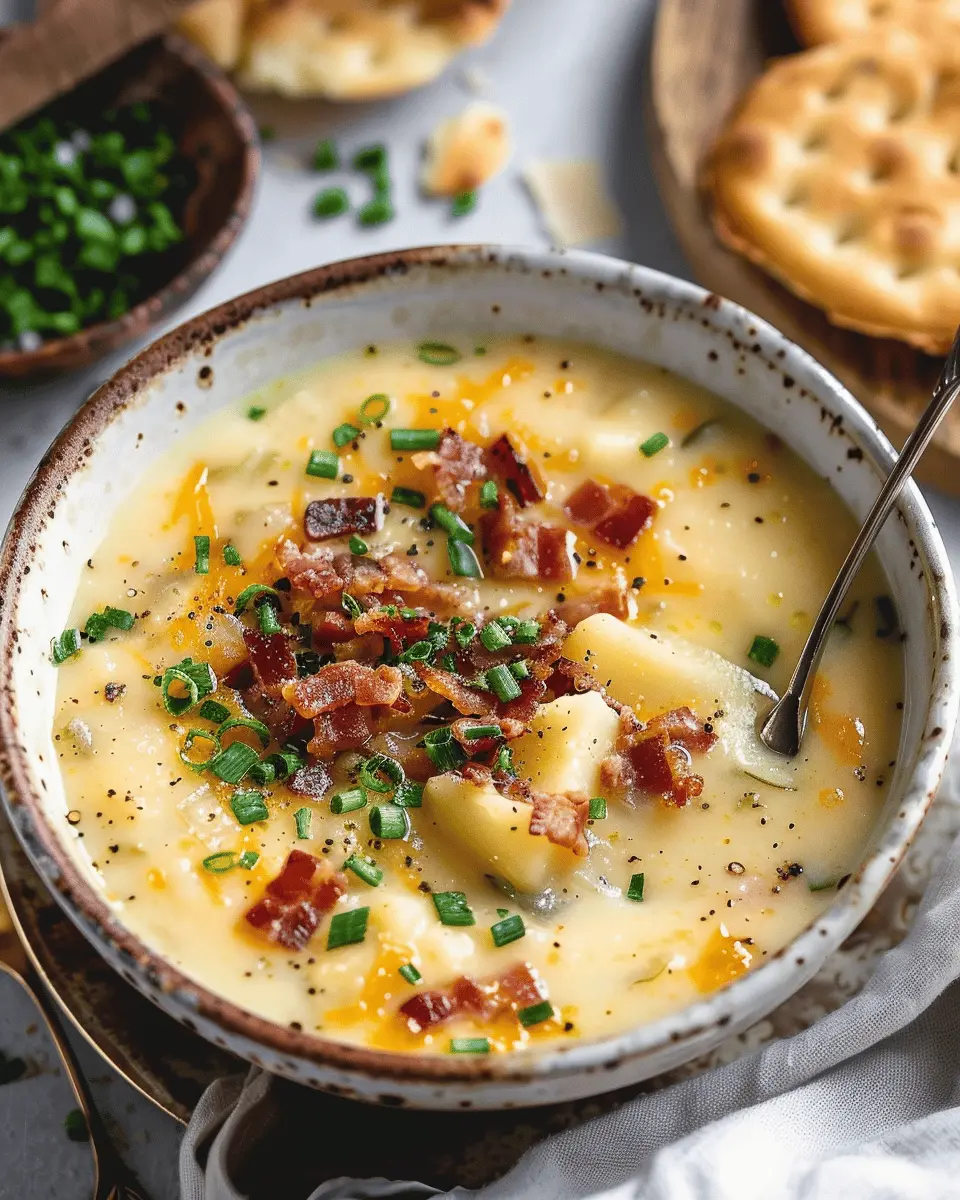 Crockpot Potato Soup: The Best Creamy Comfort with Turkey Bacon