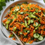 Crunchy Cucumber, Carrot and Celery Salad – Light, Crisp & Full of Fresh Flavor!