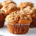 Easy Apple Pumpkin Streusel Muffins