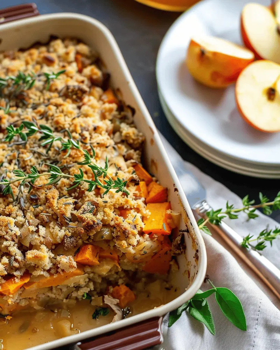 Leftover turkey sweet potato and apple casserole: A Cozy Delight