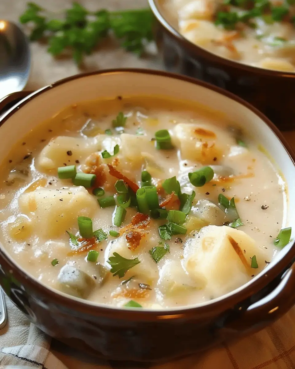 Loaded Potato Soup: The Best Comfort Food with Turkey Bacon and Chicken Ham