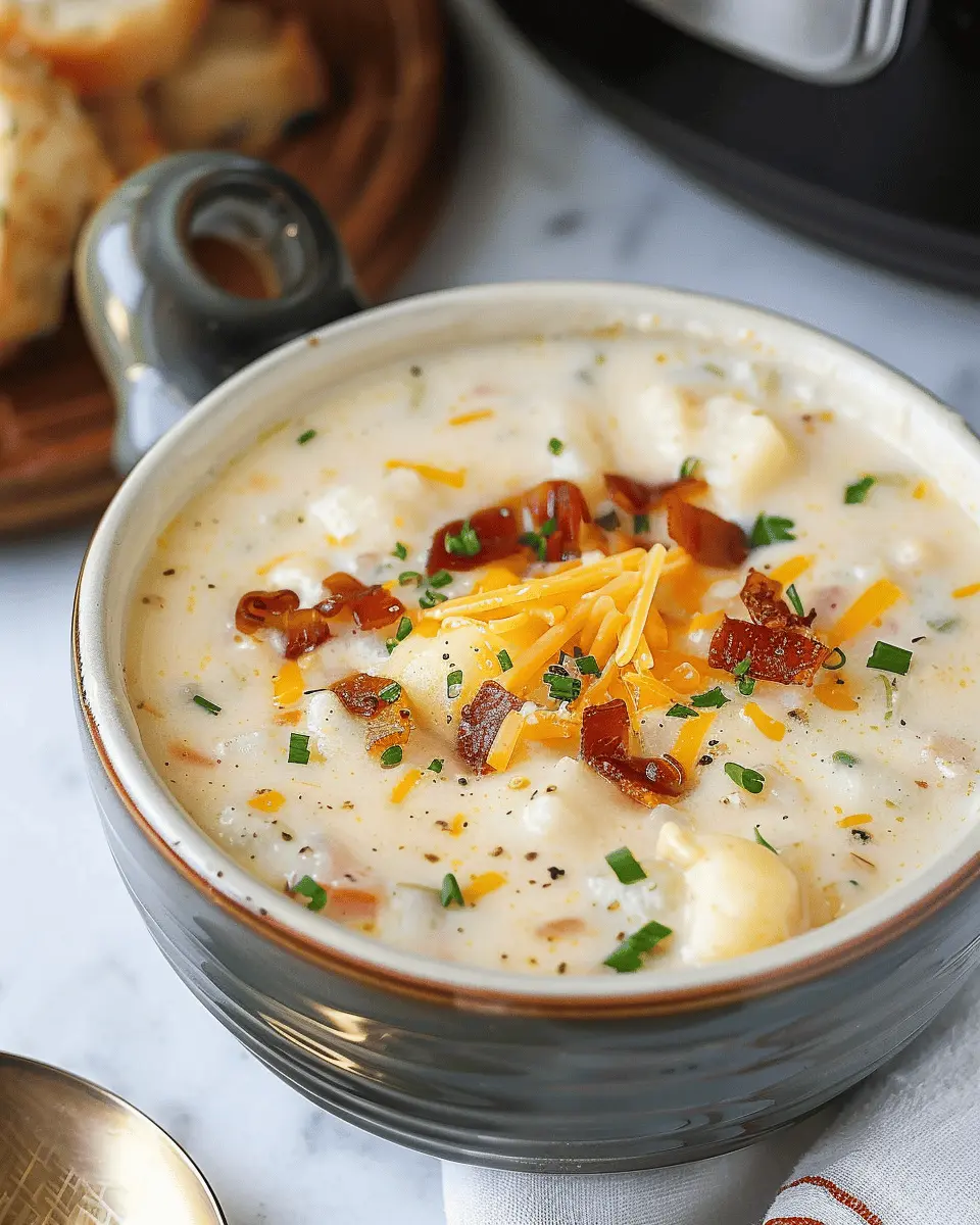 Paula Deen’s Crockpot Potato Soup: Easy Comfort with Turkey Bacon