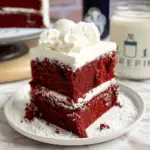 Protein Red Velvet Coconut Cake