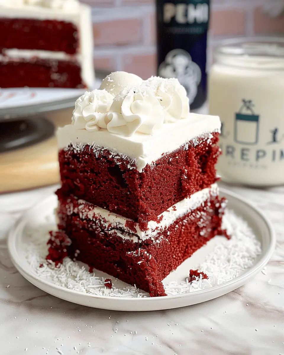 Protein red velvet coconut cake: Your delicious guilt-free treat