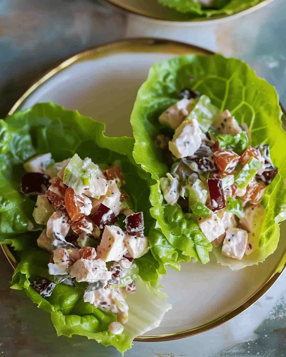 Salad Lettuce Wraps: Easy Turkey Bacon and Chicken Ham Delight