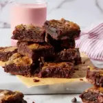 Unbelievably Fudgy & Chewy Brookies (Vegan)