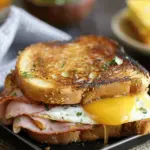 EGG AND HAM BREAKFAST SANDWICH