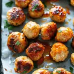 Baked Chicken Meatballs
