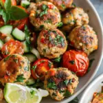 Mediterranean Chicken Meatballs