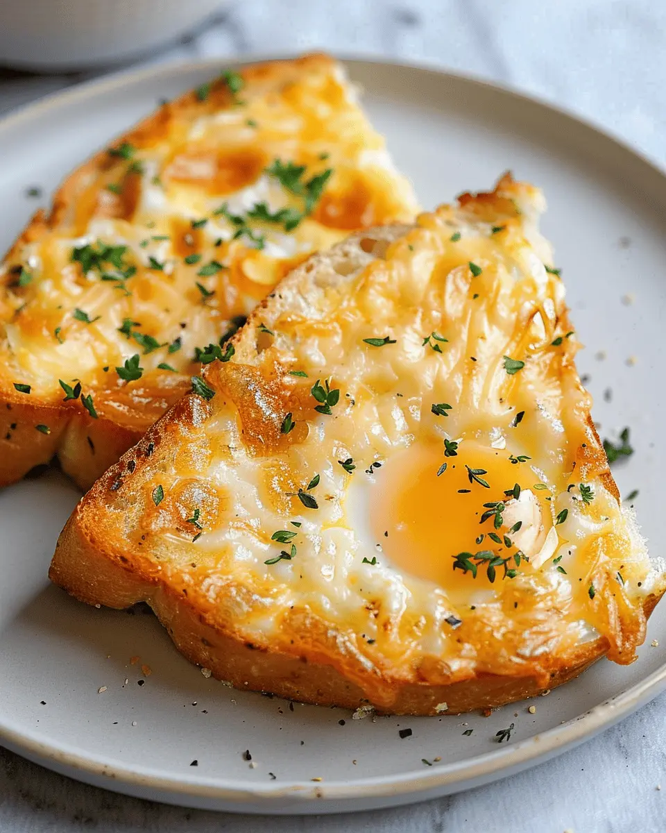 Air Fryer Egg and Cheese Toast: Easy Cheesy Delight for One