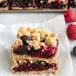 Berry Crumble Bars for Vegans by Wellness by Kay