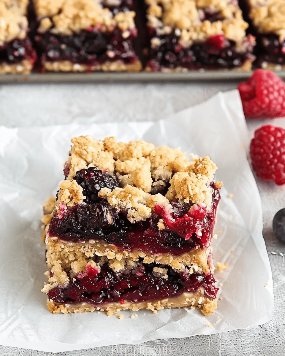 Berry Crumble Bars for Vegans: Easy Treats You’ll Love to Bake