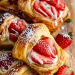 Strawberry Danish (with Cream Cheese) - Olives + Thyme