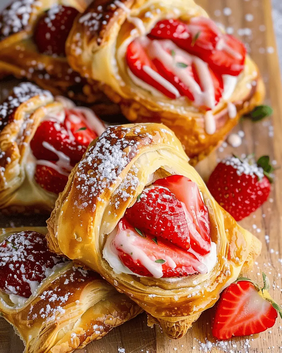 Strawberry Danish with Cream Cheese: Easy Indulgence Recipe – Olives + Thyme