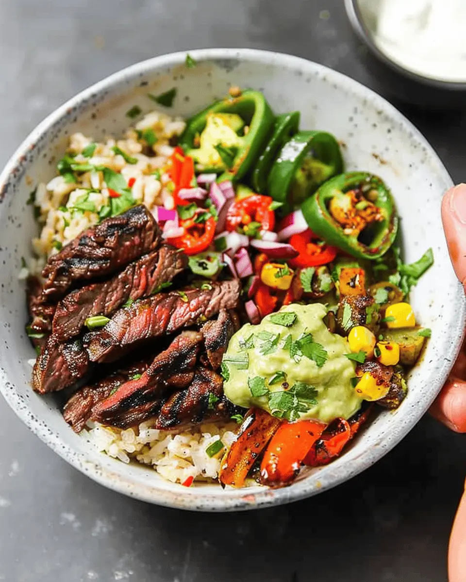 High Protein Steak Fajita Bowl: A Hearty, Flavorful Twist