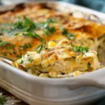 White Chicken Enchilada Casserole