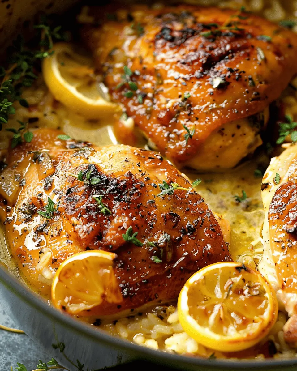 Slow Cooker Lemon Herb Chicken and Rice: A Juicy Family Delight