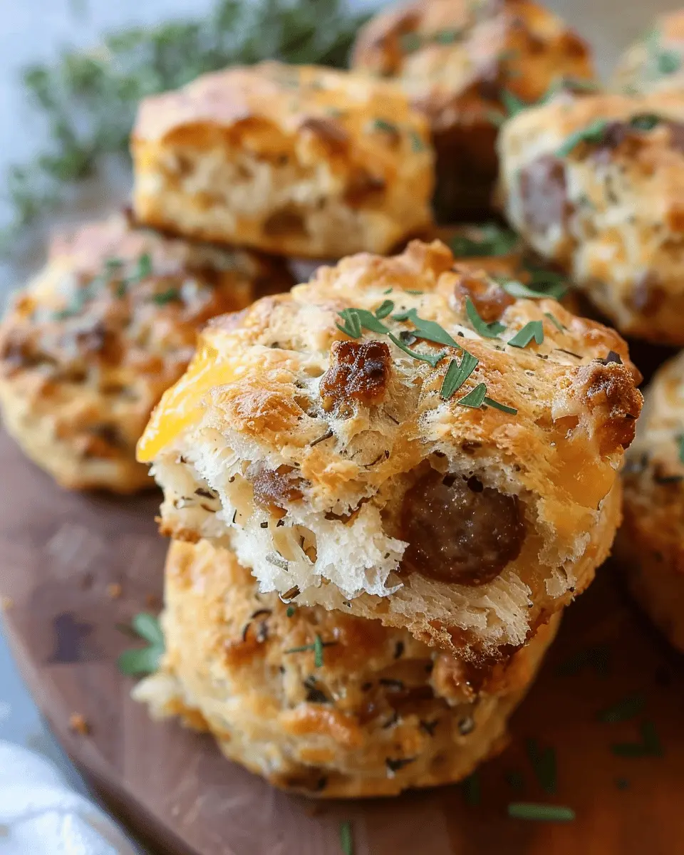 Sausage Cheddar Biscuits: The Easy Comfort Food You Crave