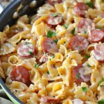 Creamy Kielbasa Pasta Made Easy in One Pot