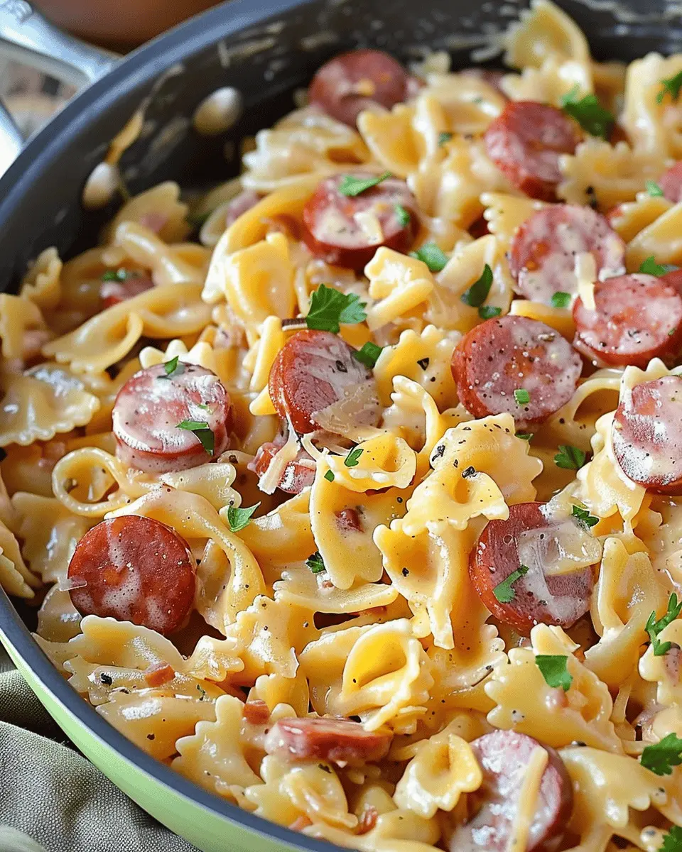 Creamy Kielbasa Pasta Made Easy in One Pot for Busy Nights