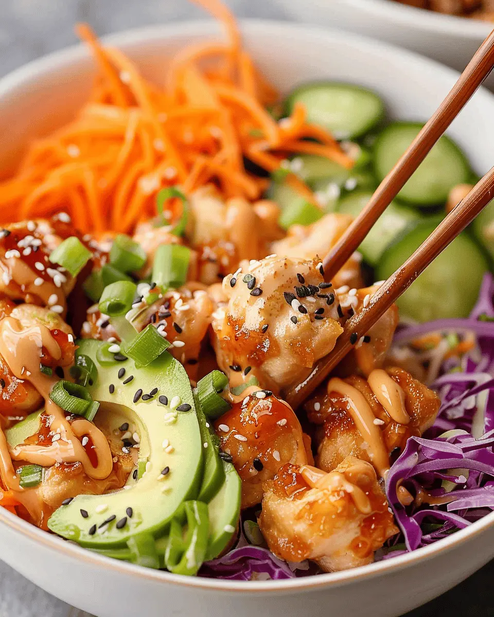 Bang Bang Chicken Bowl: Easy, Flavorful & Customizable Delights