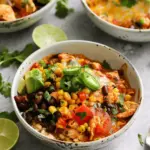 High-Protein Chicken Enchilada Bowls