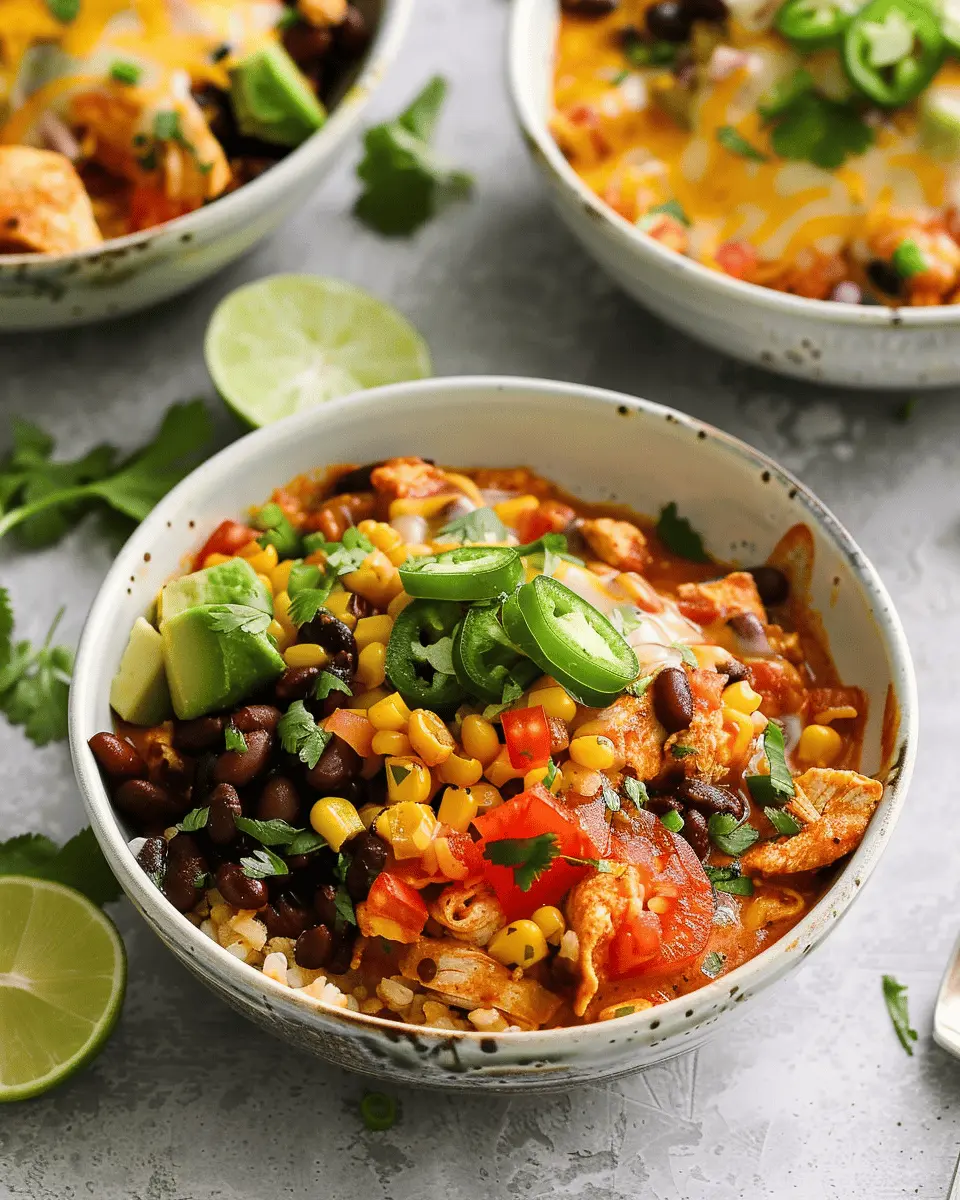High-Protein Chicken Enchilada Bowls: Easy, Flavorful Family Meal