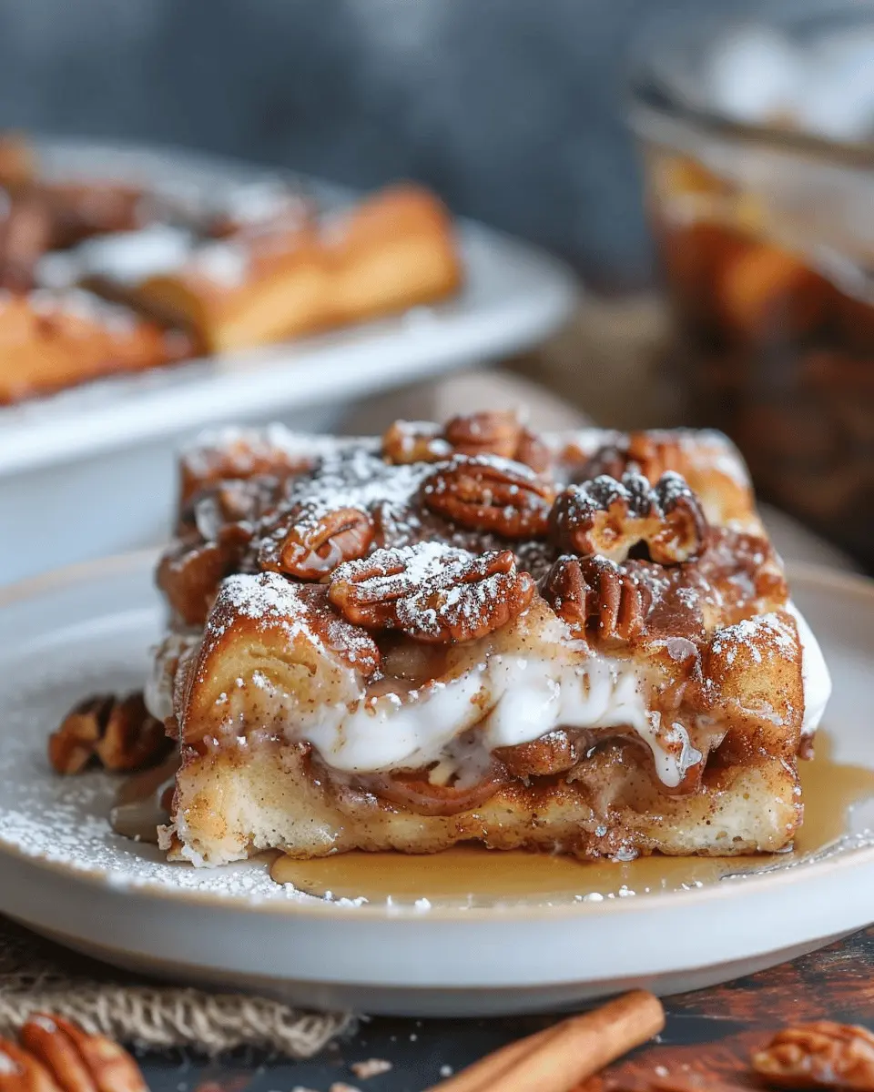 Cinnamon Roll French Toast Bake