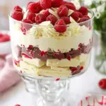 Raspberry White Chocolate Trifle